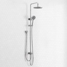 Finn Round Thick Waterfall Twin Rail Shower